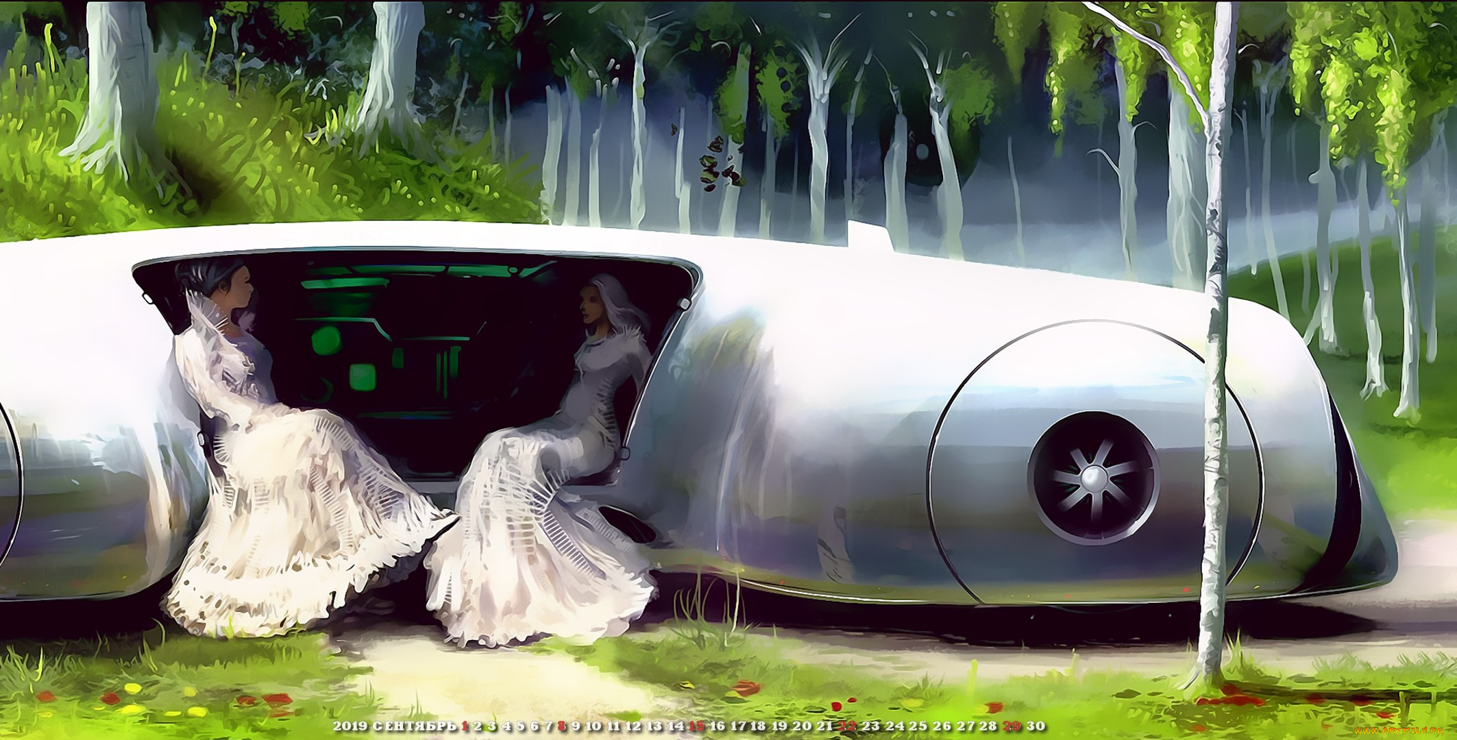 календари, фэнтези, calendar, природа, растение, дерево, девушка, женщина, 2019