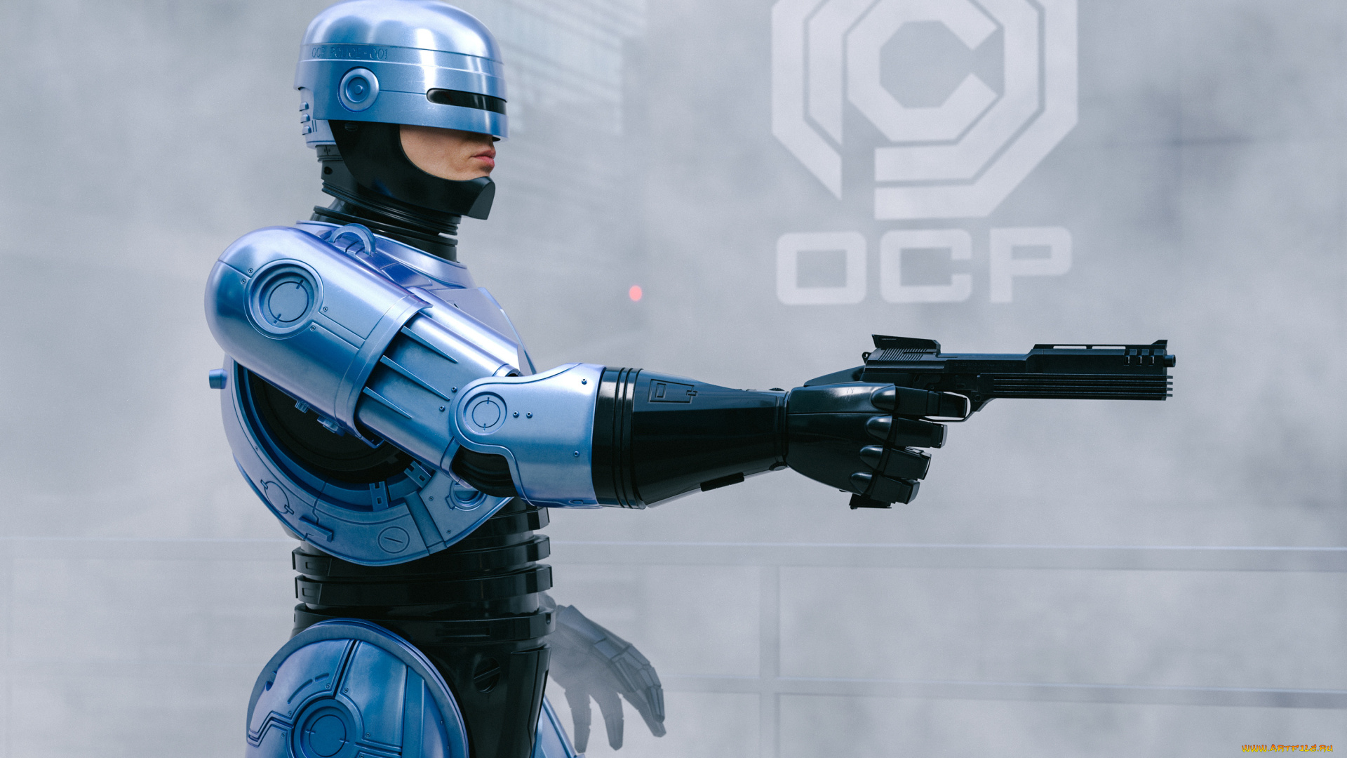 robocop, , 1987, кино, фильмы, robocop, artwork, artstation, кино, киборг, фантастика, боевик, триллер