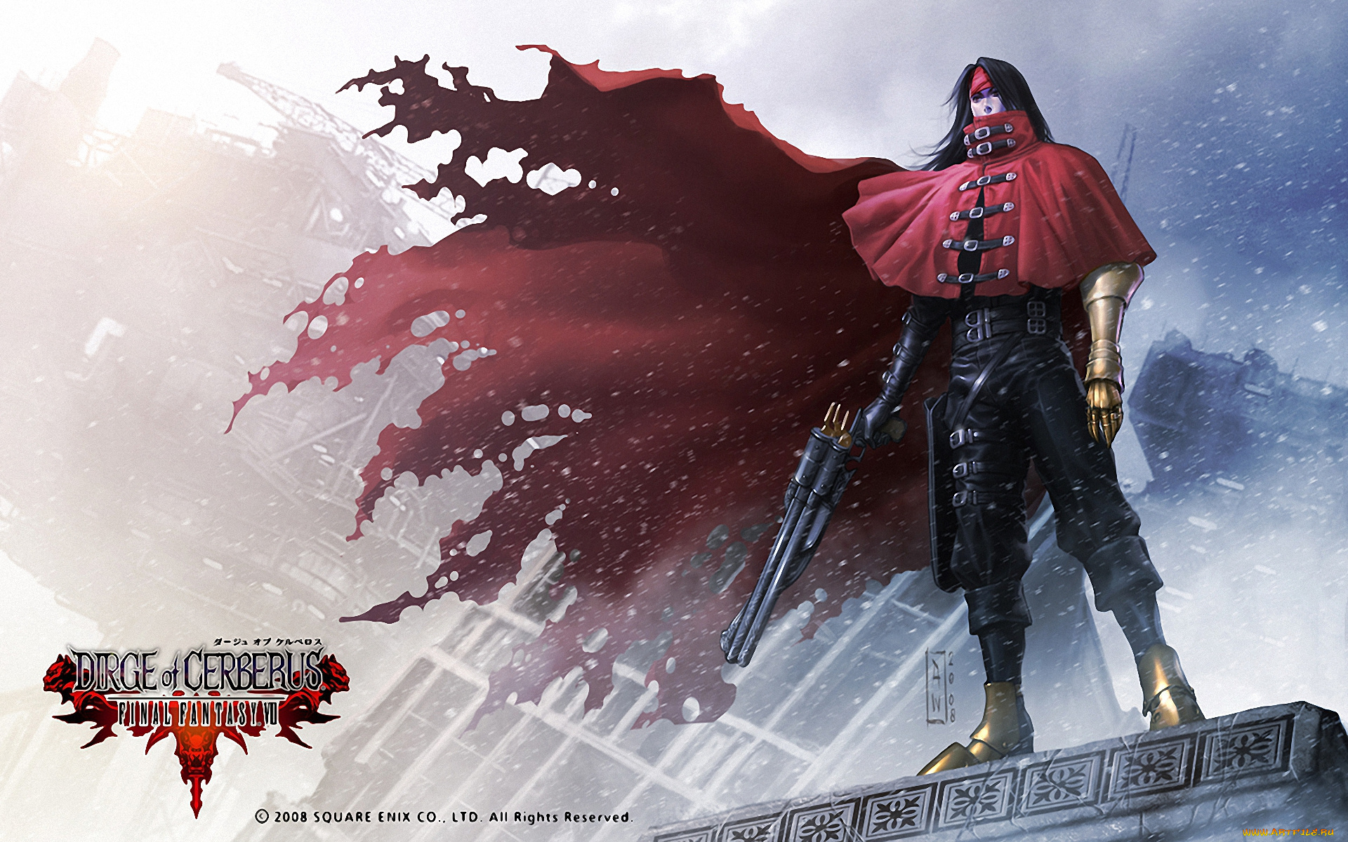 видео, игры, final, fantasy, vii, , dirge, of, cerberus, valentine, vincent