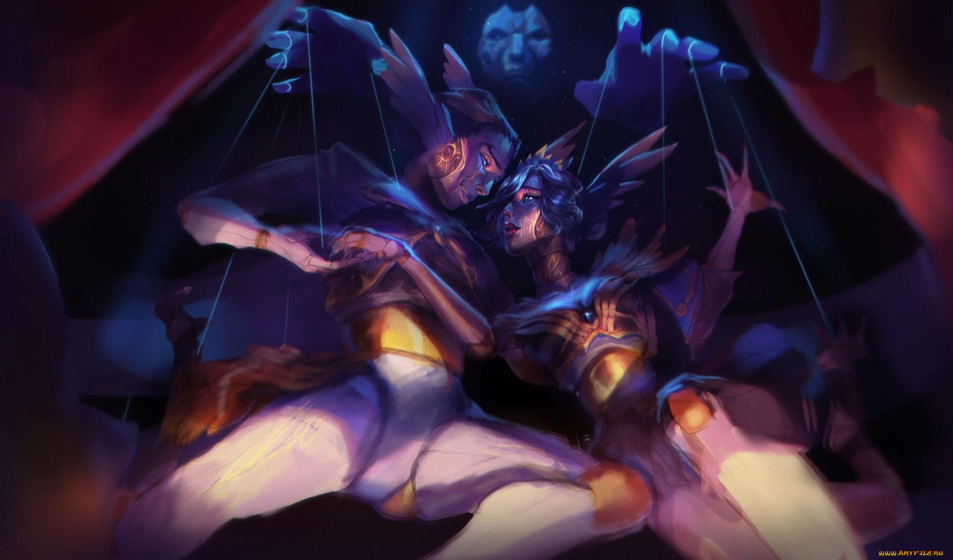 видео, игры, league, of, legends, zoe, zhu, jhin, марионетки, кукловод