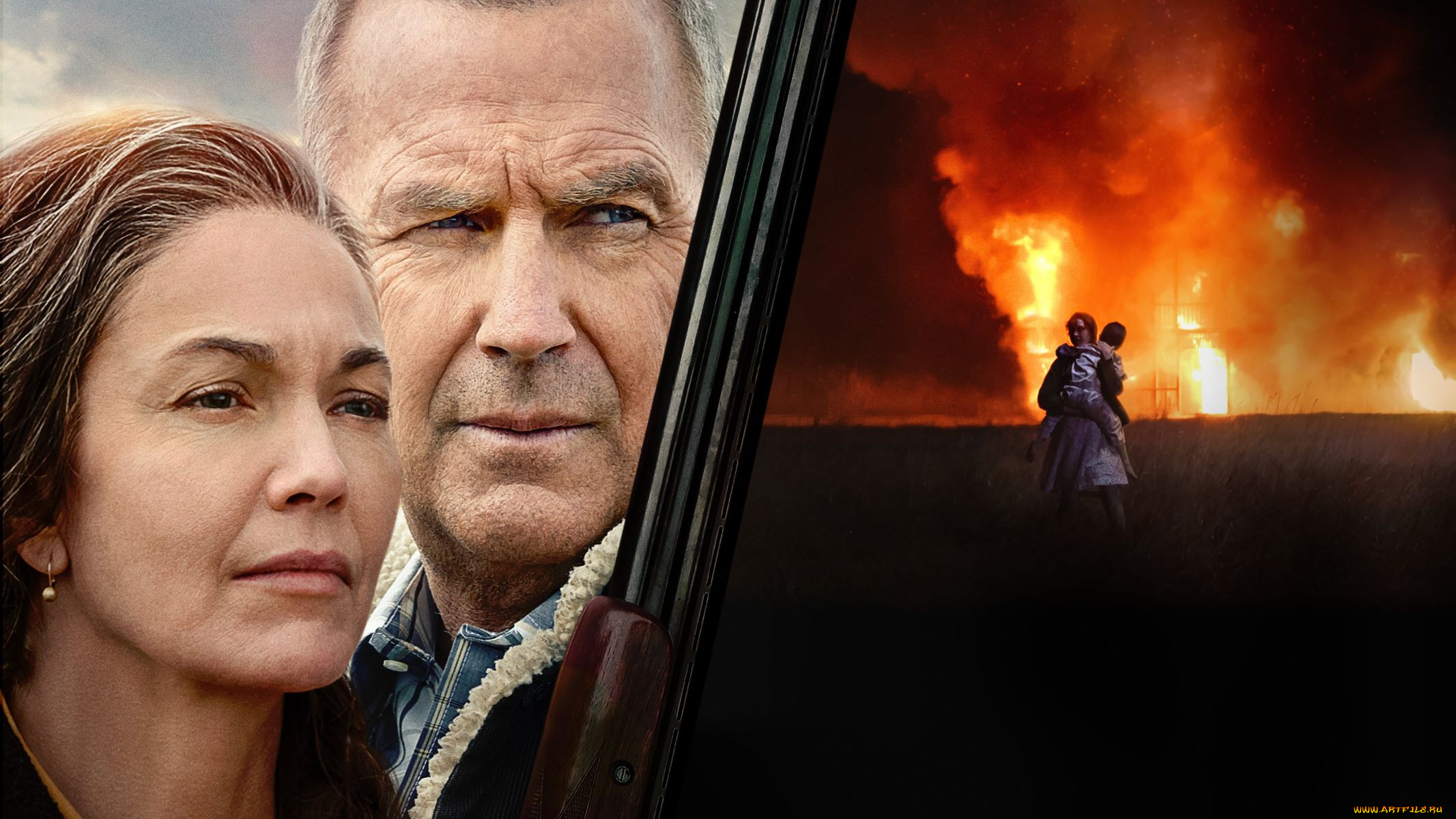 кино, фильмы, let, him, go, лица, ружье, пожар, женщина, ребенок