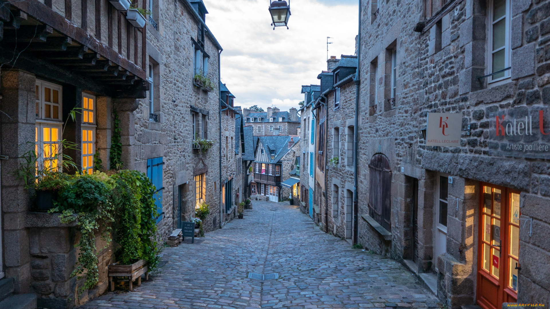 города, париж, , франция, узкая, улица