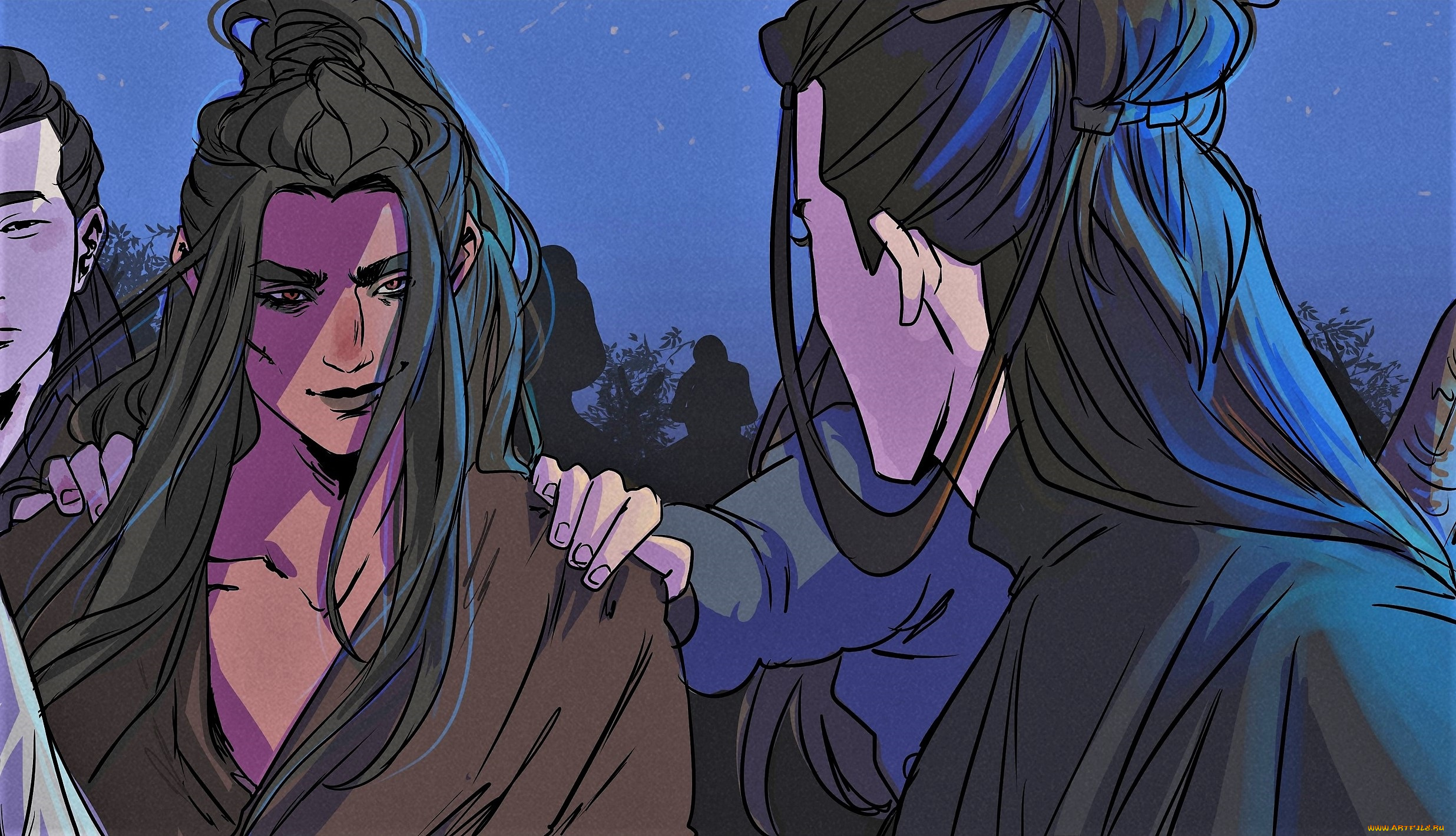 рисованное, кино, , мультфильмы, сюэ, ян, заклинатели, цзинь, гуанъяо