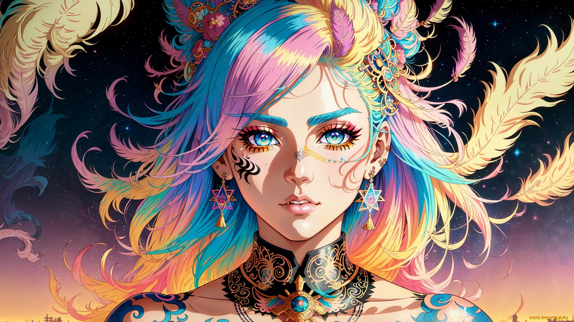 аниме, unknown, , другое, , нейросети, графика, нейроарт, ai, art, нейронные, сети, рисунки, нейро, искусство