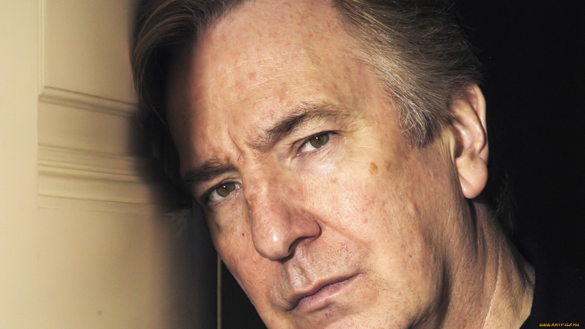 мужчины, alan, rickman, актер, лицо