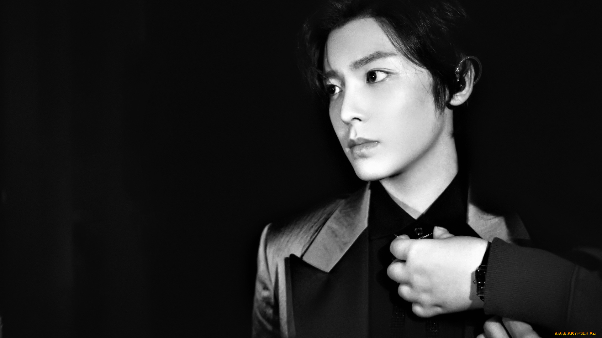 мужчины, hou, ming, hao, актер, лицо, пиджак