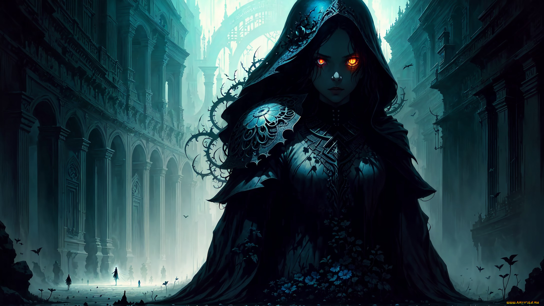 аниме, магия, , колдовство, , halloween, нейросети, графика, нейроарт, ai, art, нейронные, сети, рисунки, нейро, искусство