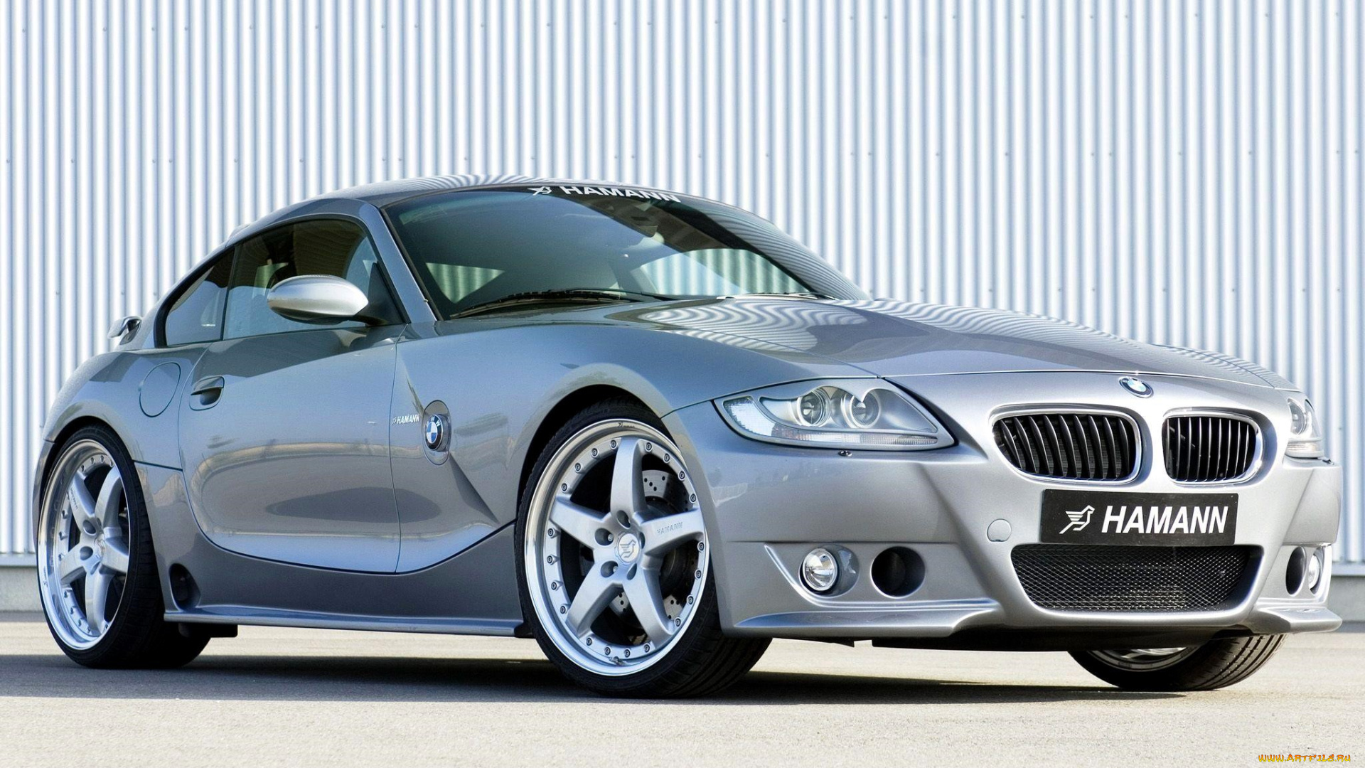 2006, bmw, z4, m, coupe, by, hamann, автомобили, bmw, серебристый, забор
