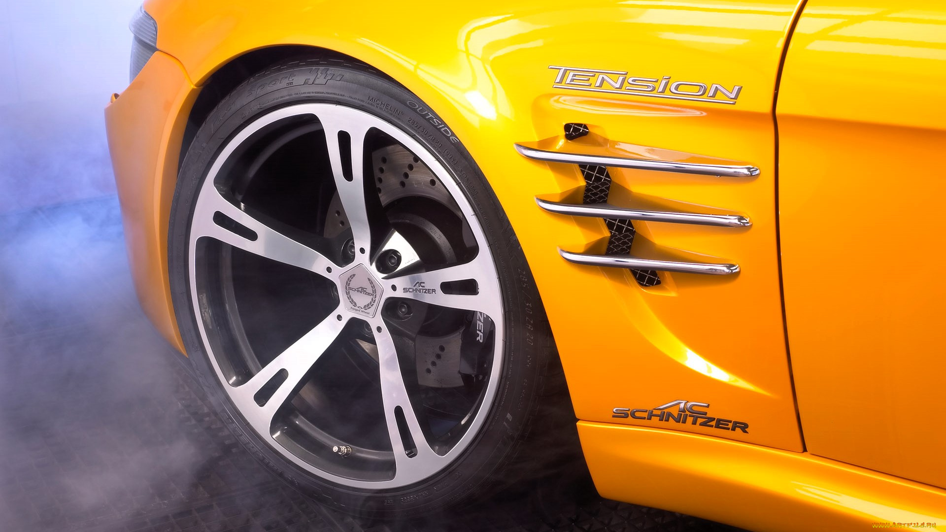 bmw, m6, автомобили, фрагменты, автомобиля, желтый, колесо