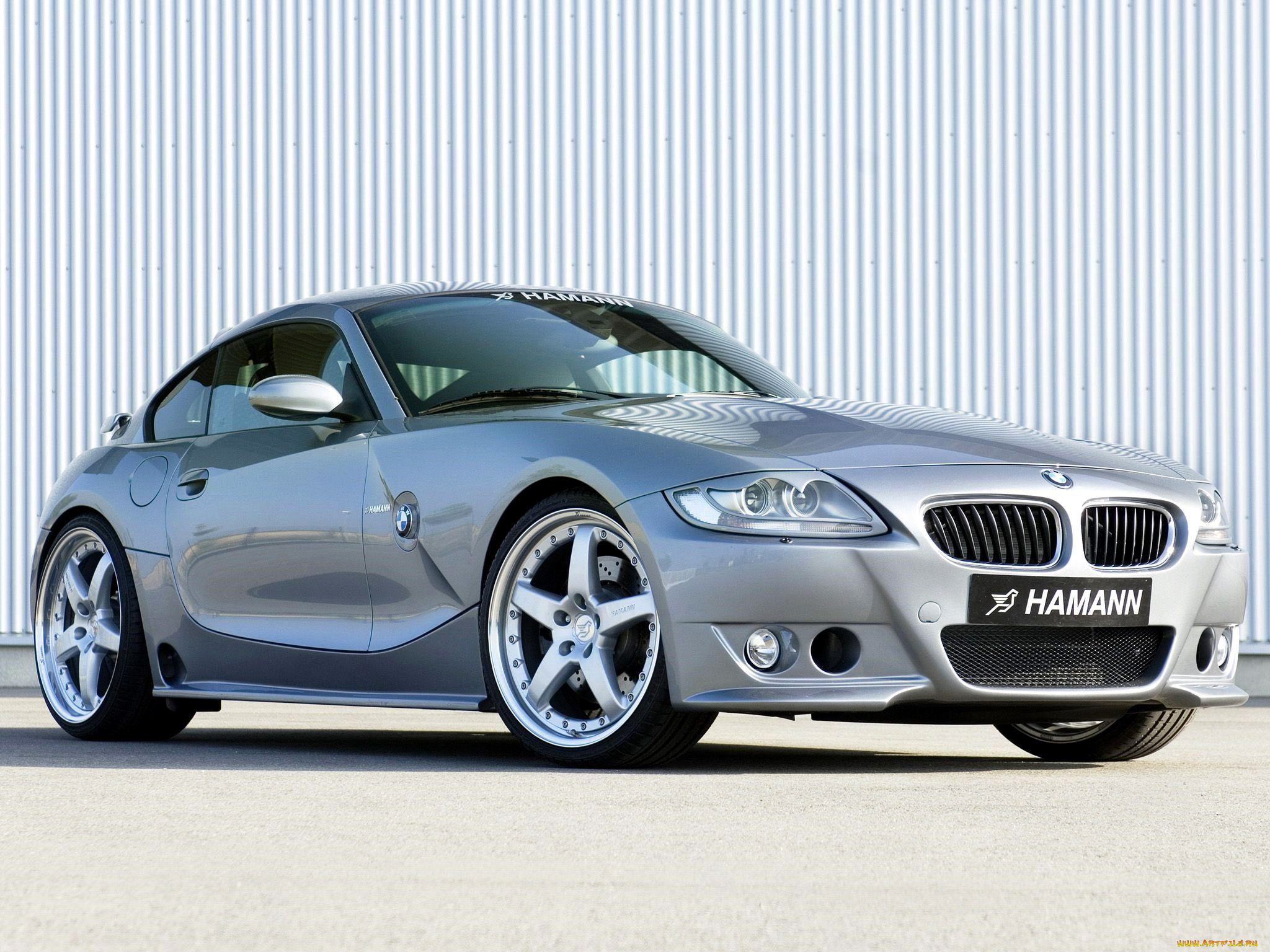 2006, bmw, z4, m, coupe, by, hamann, автомобили, bmw, серебристый, забор