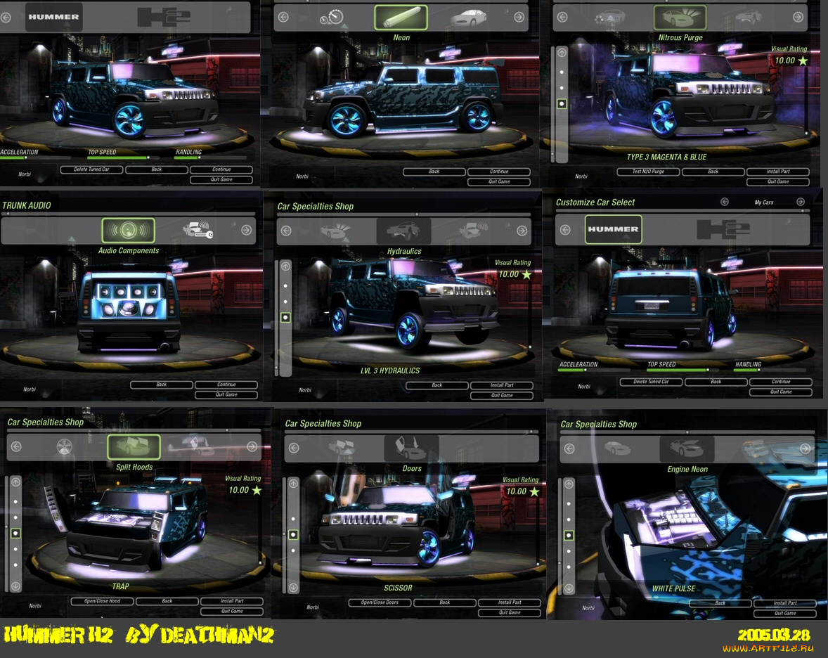 nfs, underground2, hummer, h2, видео, игры, need, for, speed, underground