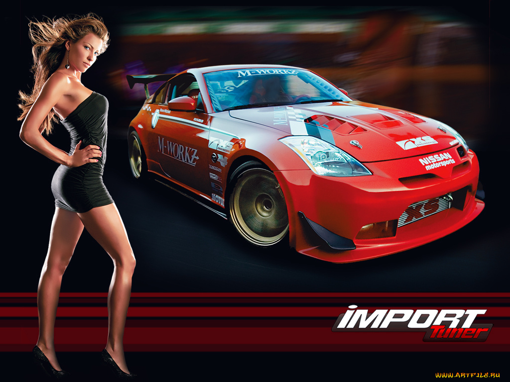 автомобили, авто, девушками