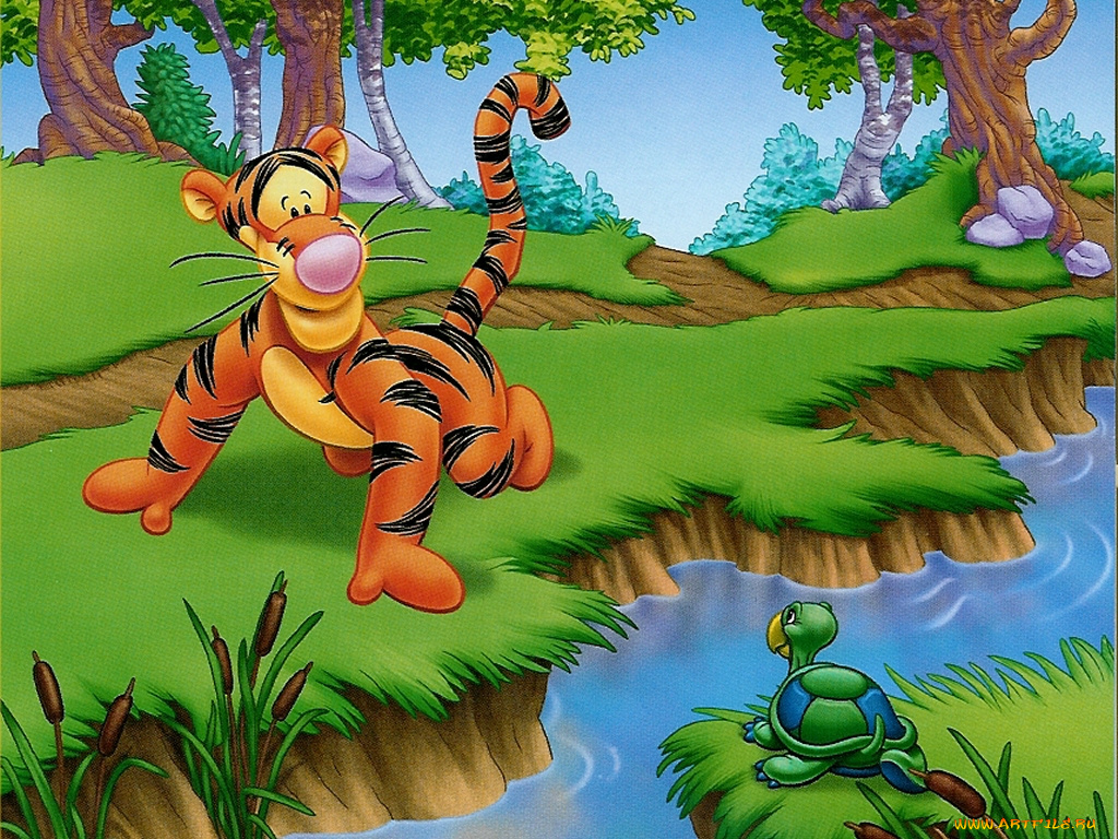 мультфильмы, winnie, the, pooh