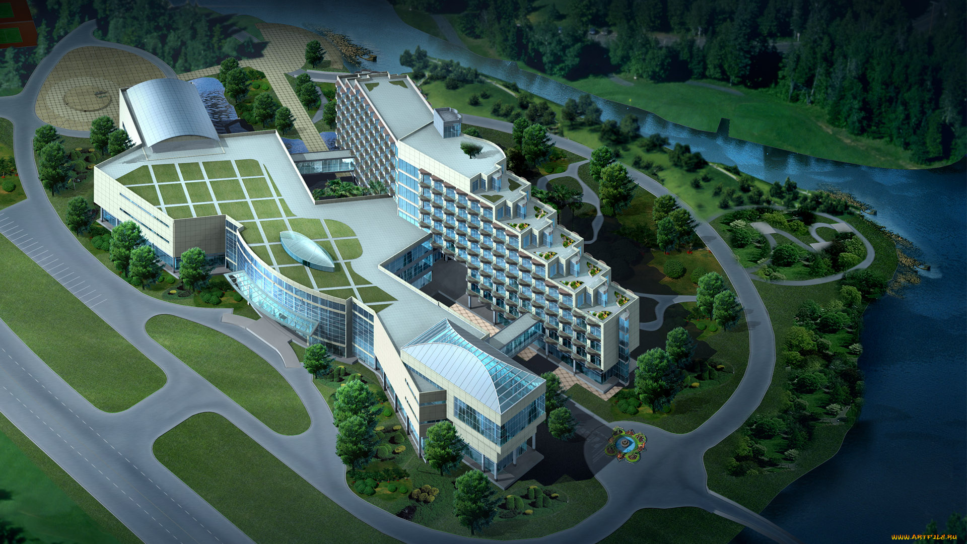 3д, графика, architecture, архитектура