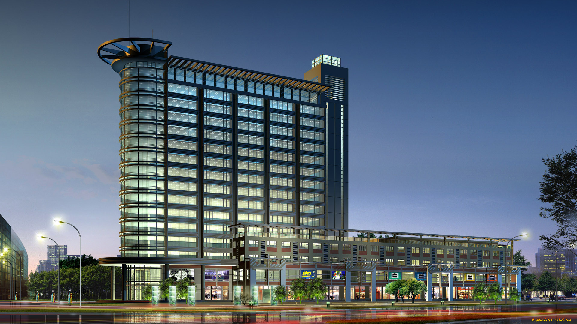 3д, графика, architecture, архитектура