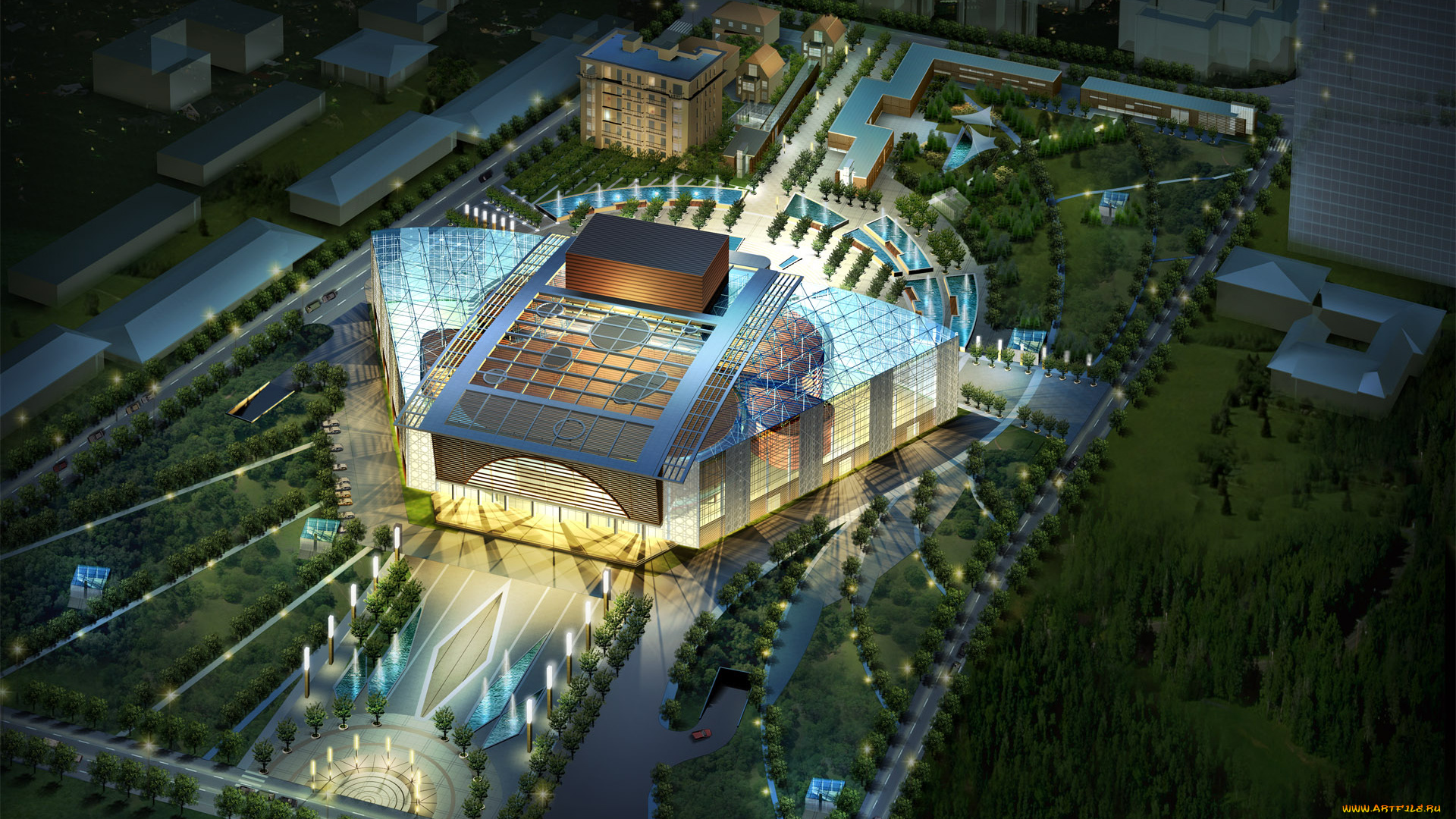 3д, графика, architecture, архитектура