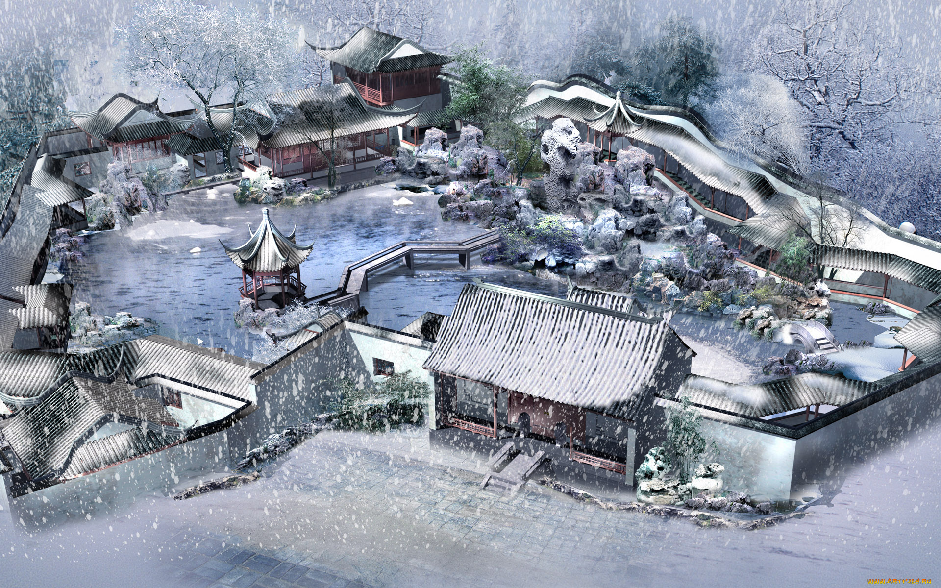 3д, графика, architecture, архитектура