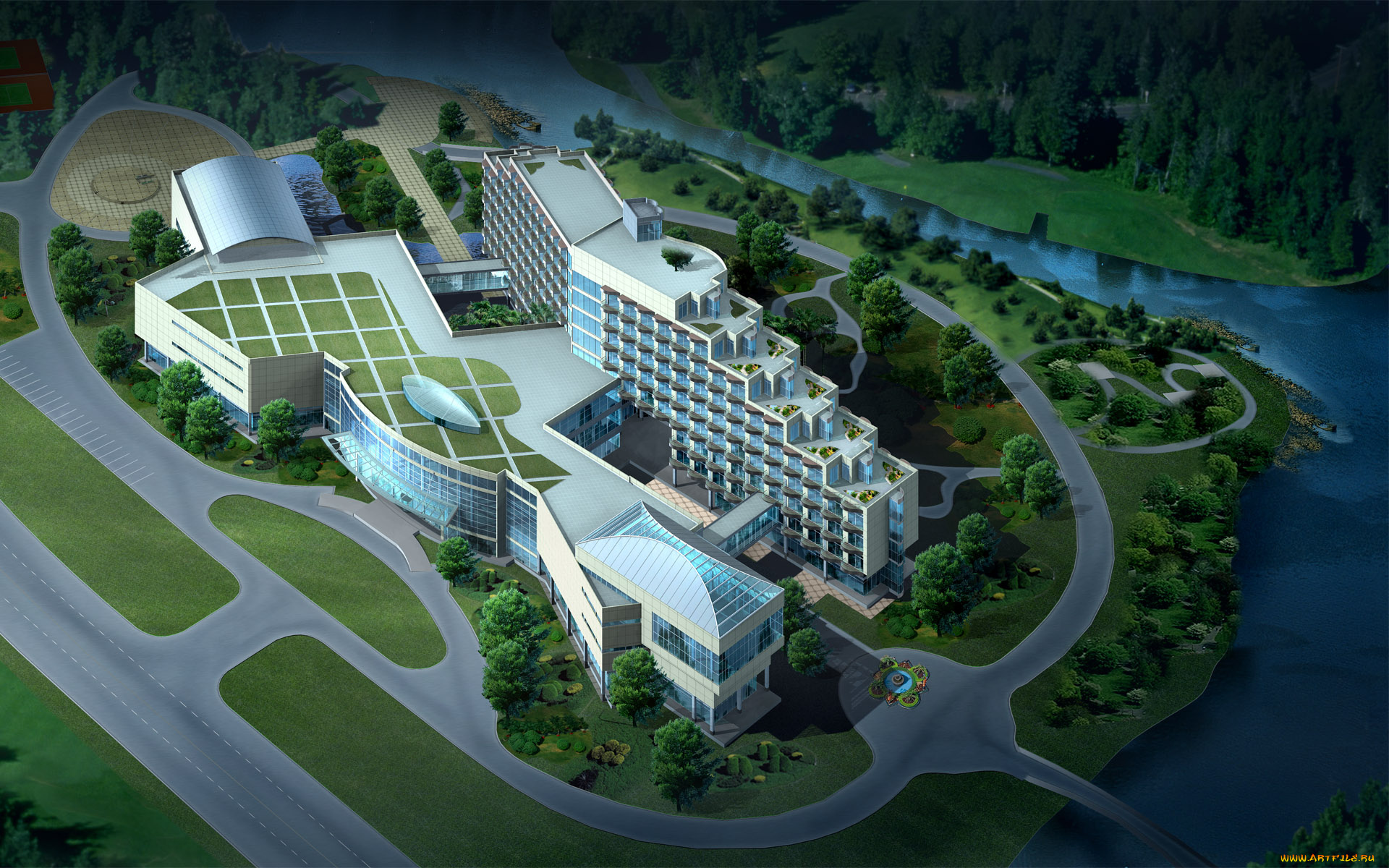 3д, графика, architecture, архитектура