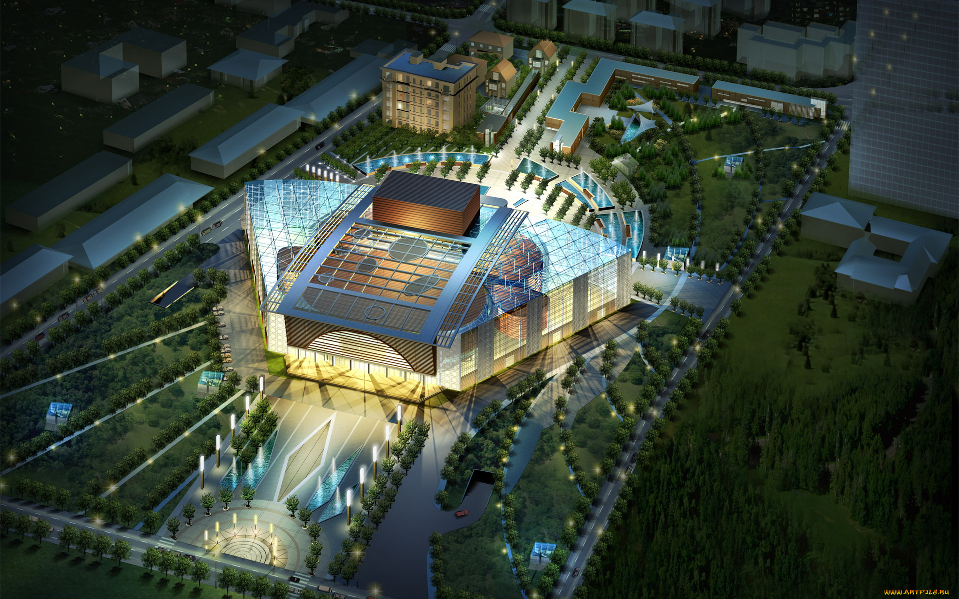 3д, графика, architecture, архитектура