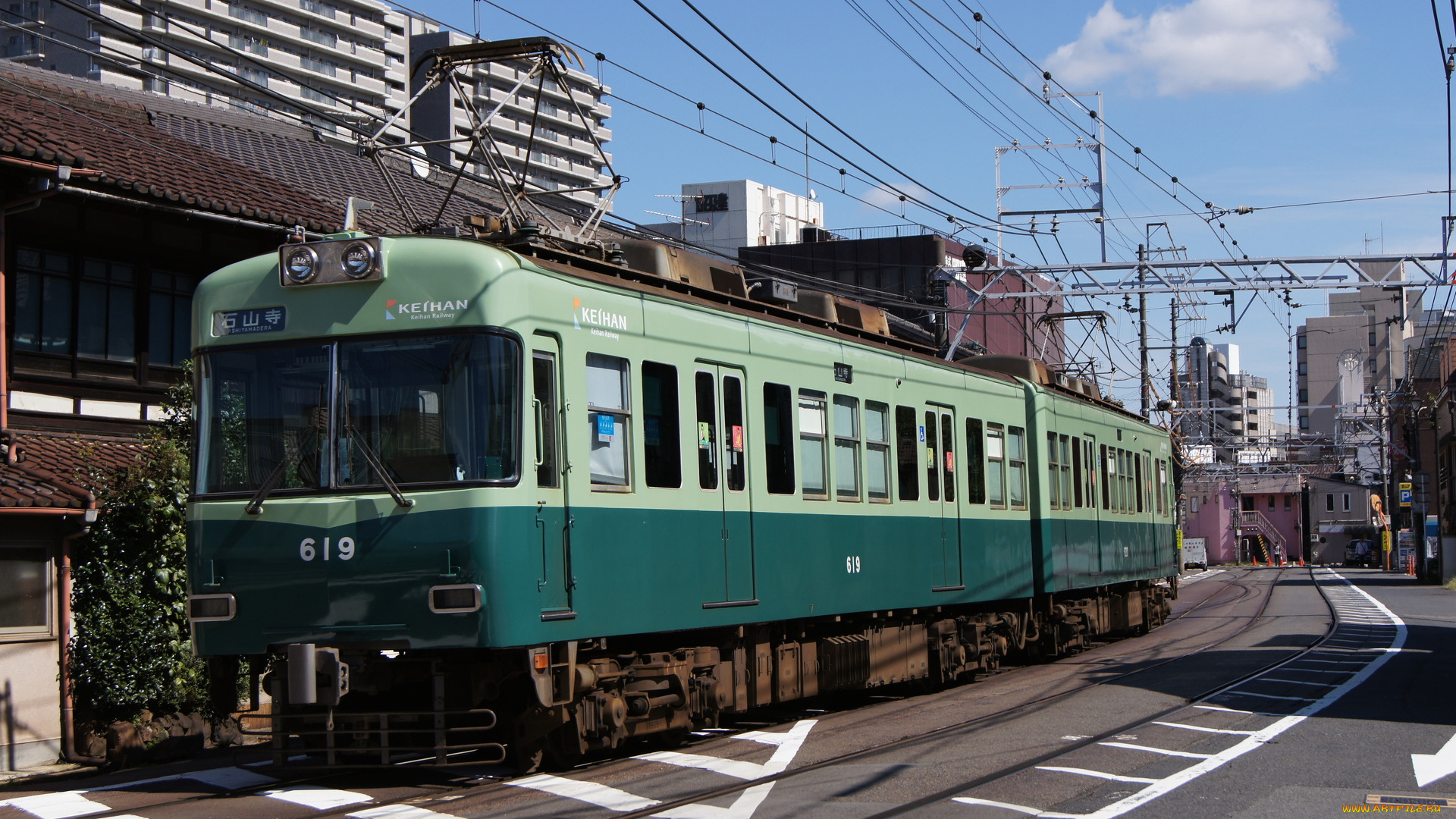 техника, трамваи, улица, дома, регьсы