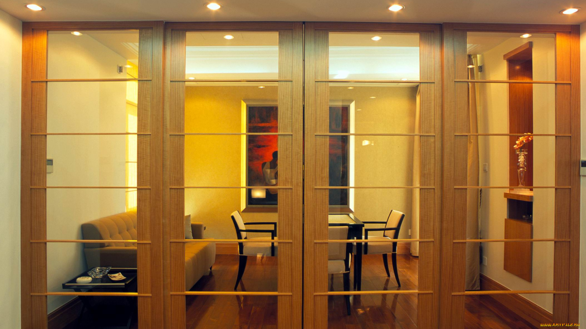 интерьер, кабинет, библиотека, офис