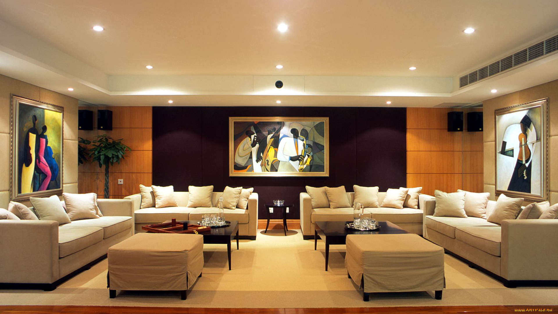 интерьер, кабинет, библиотека, офис