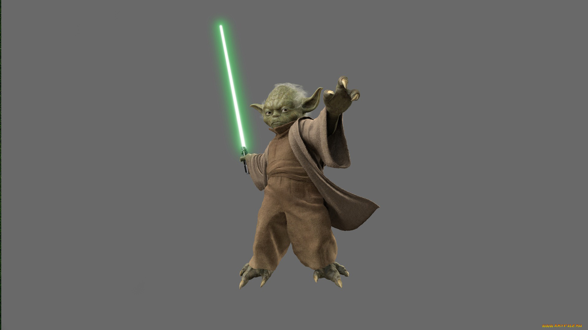 star, wars, кино, фильмы, episode, iii, revenge, of, the, sith, йода, yoda, звездные, войны, лазерный, меч, зеленый, темный, фон