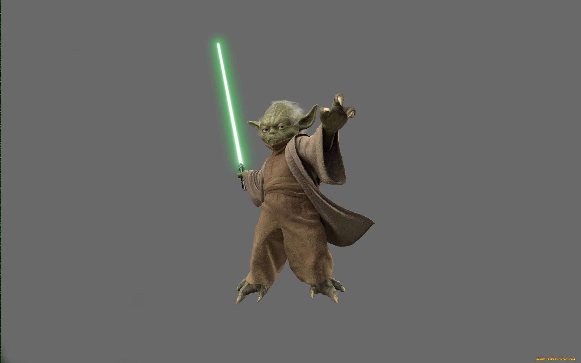 star, wars, кино, фильмы, episode, iii, revenge, of, the, sith, йода, yoda, звездные, войны, лазерный, меч, зеленый, темный, фон