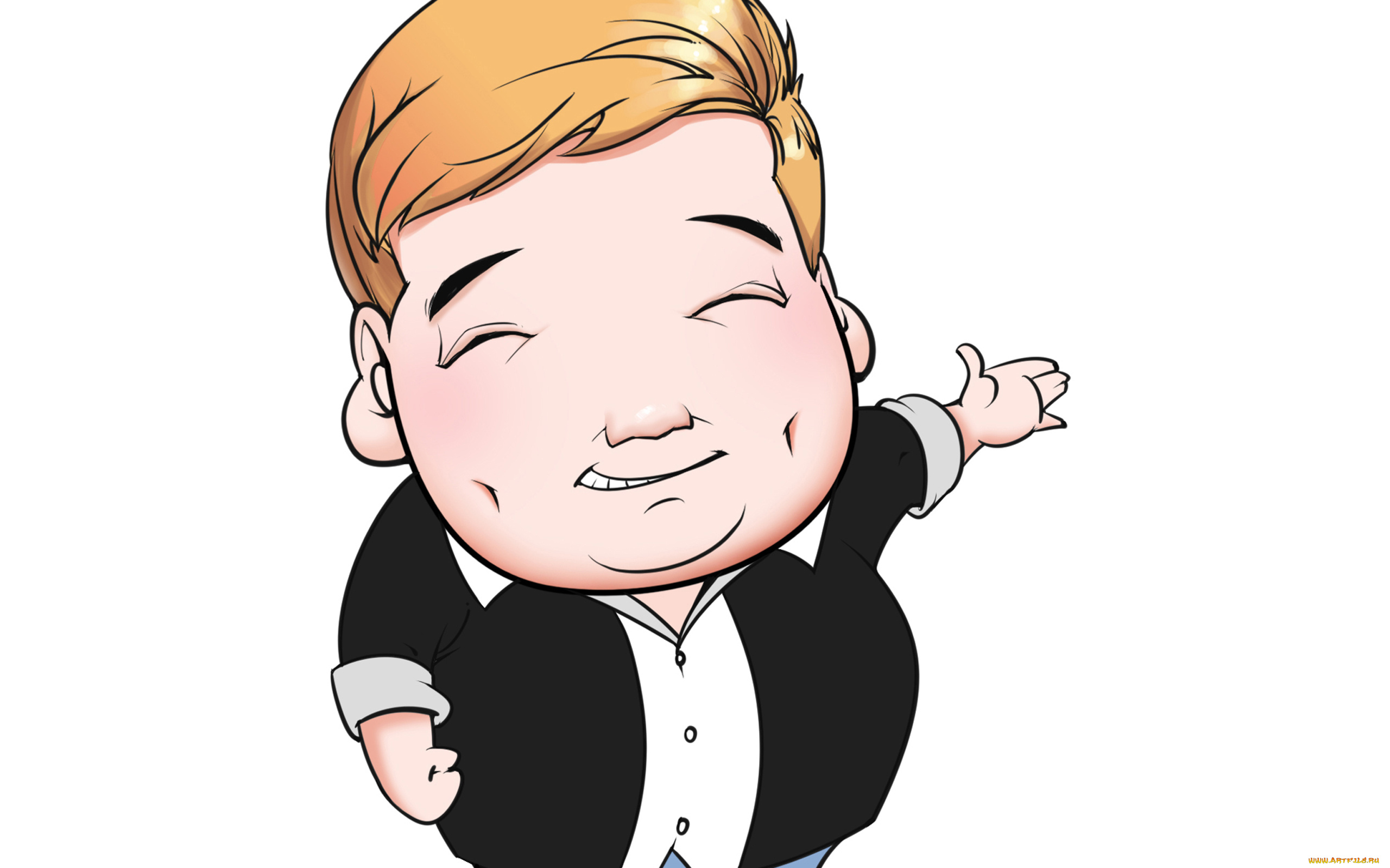 рисованные, люди, лицо