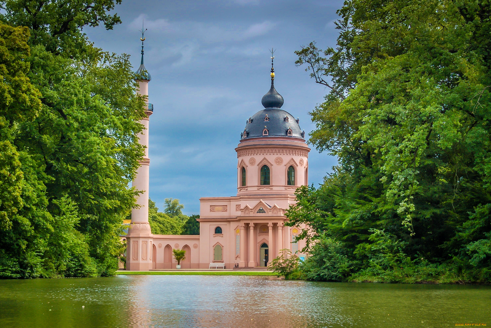 города, мечети, медресе, минарет, озеро