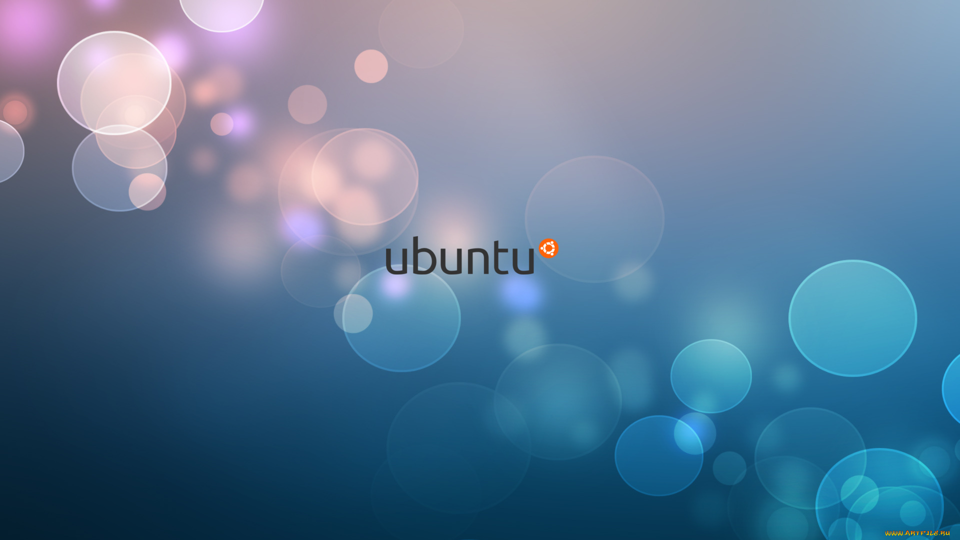 компьютеры, ubuntu, linux, логотип, фон