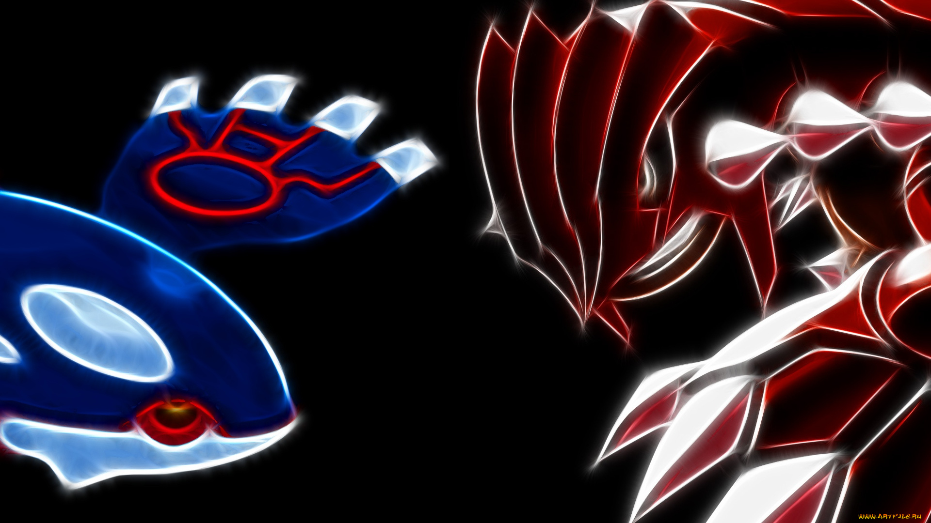 разное, компьютерный, дизайн, покемоны, чёрный, фон, арт, дизайн