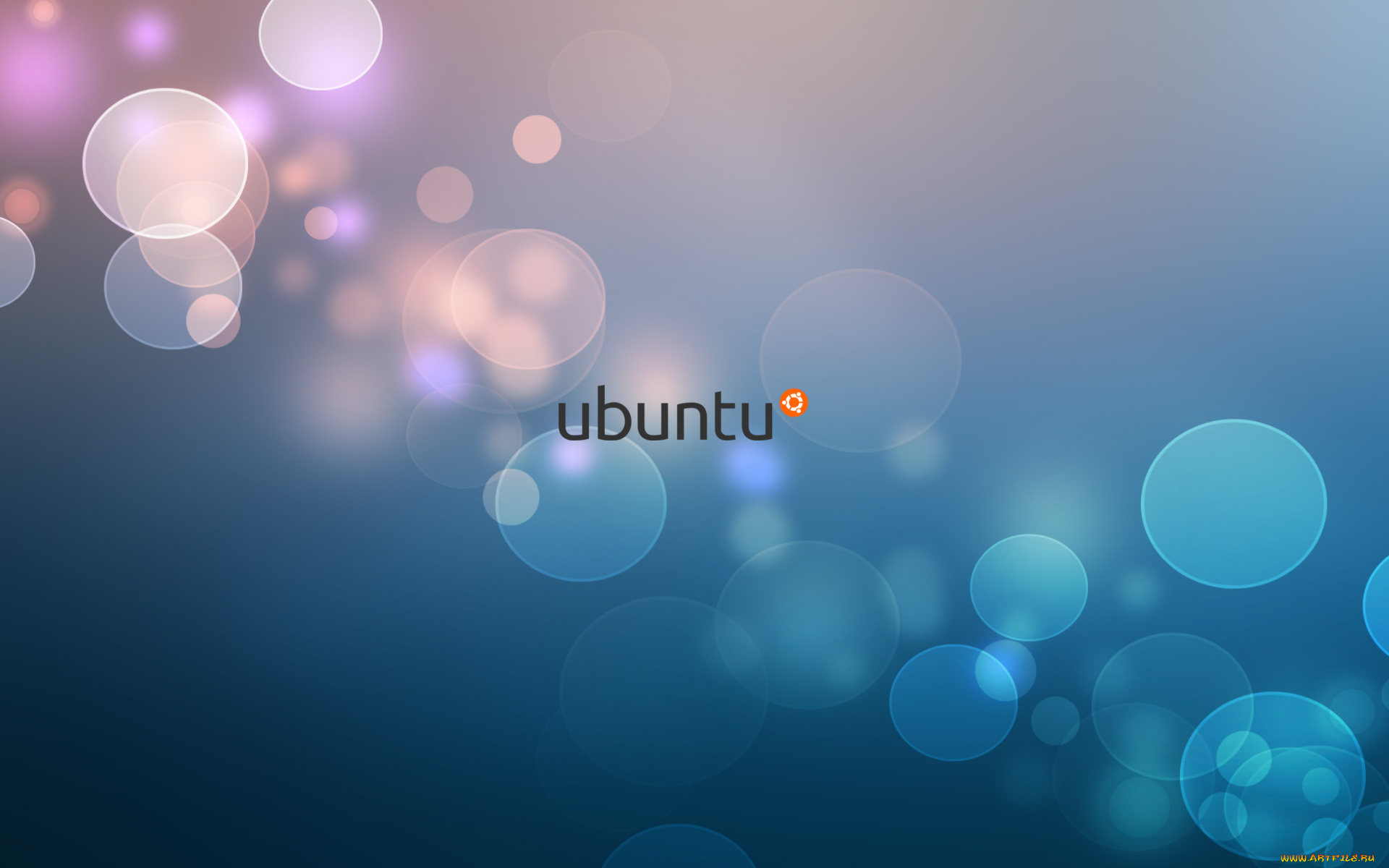 компьютеры, ubuntu, linux, логотип, фон