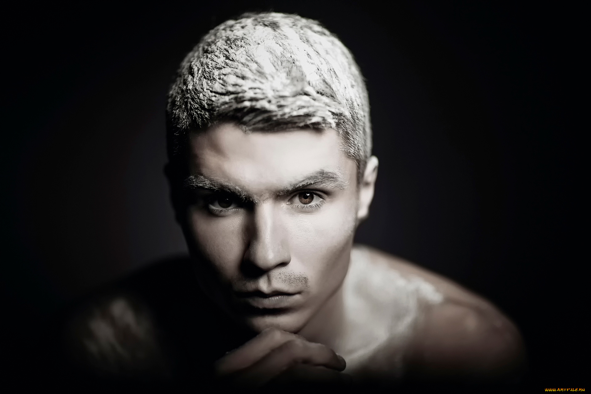 мужчины, -, unsort, парень, портрет, обработка