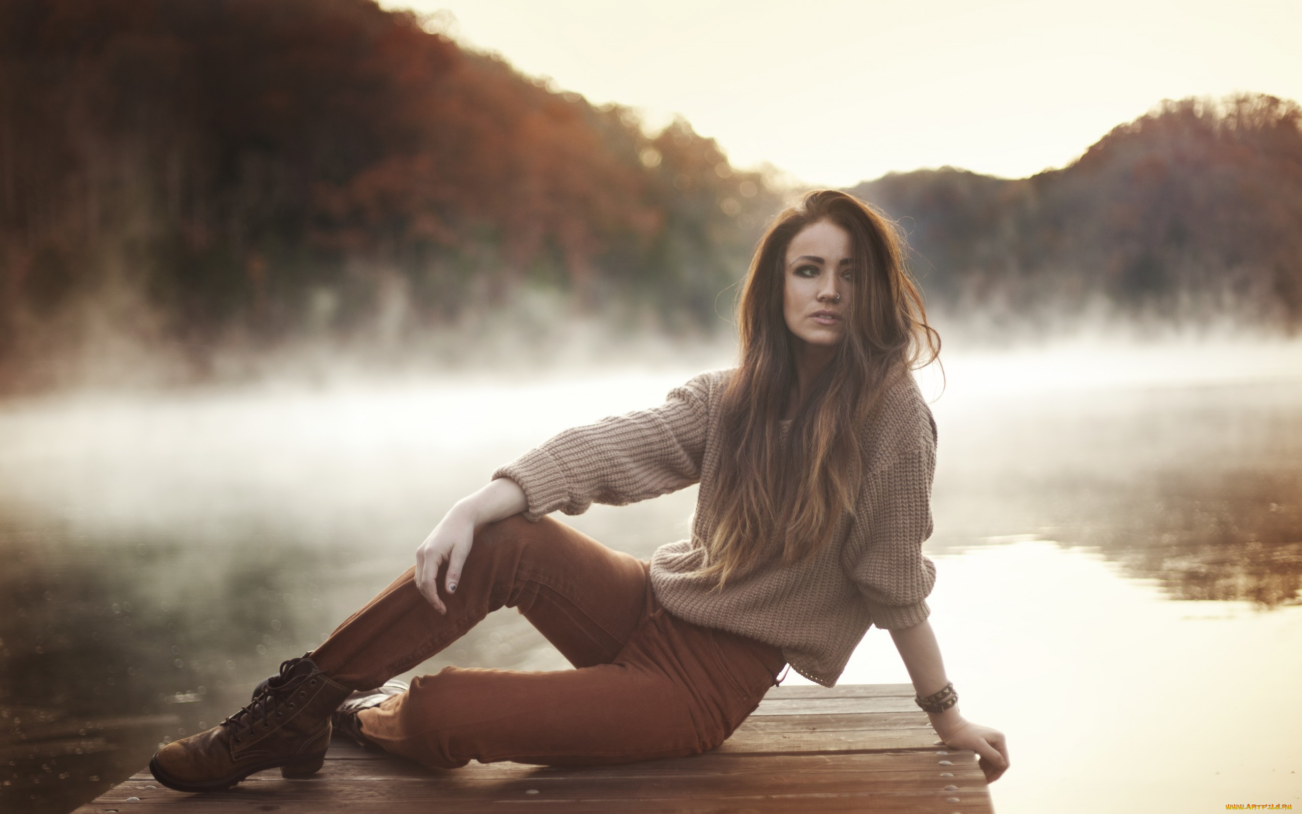 девушки, -unsort, , брюнетки, , шатенки, поза, пирсинг, девушка