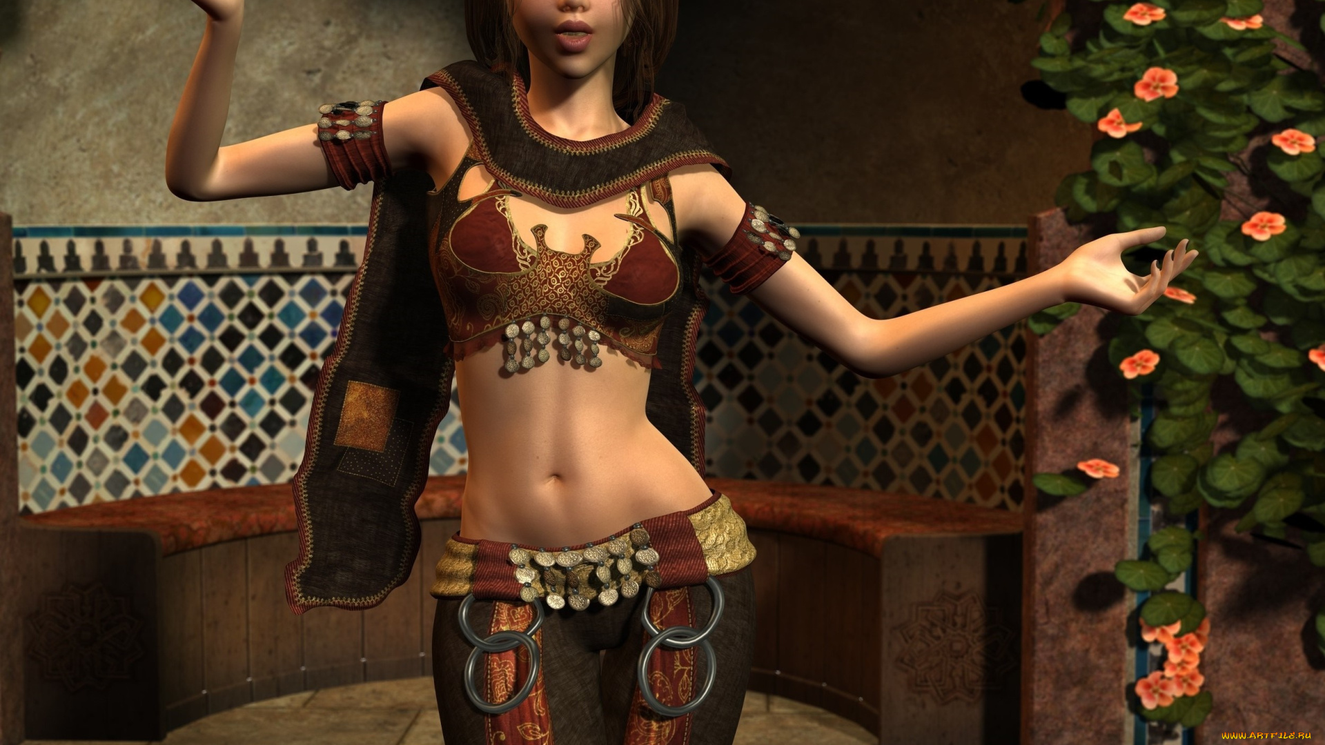 3д, графика, люди, , people, девушка, фон, взгляд