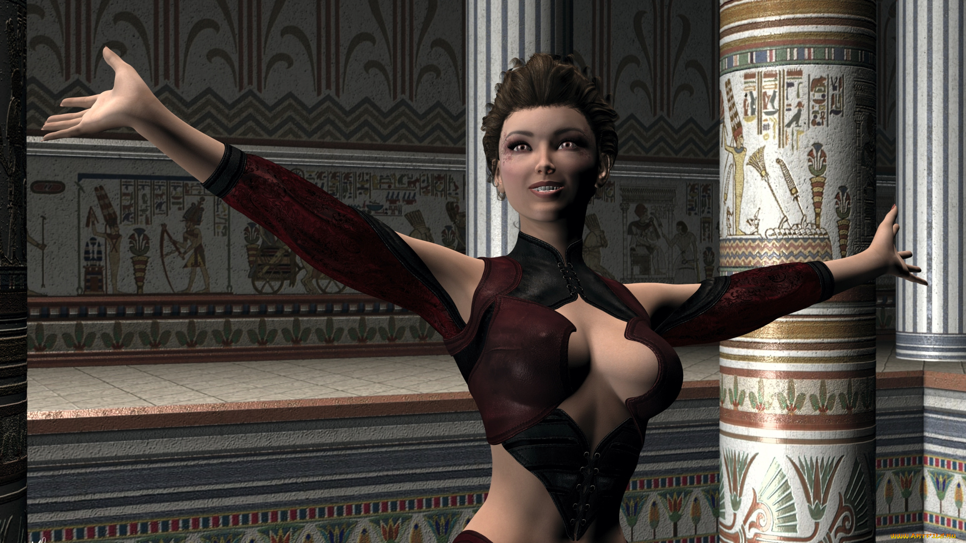 3д, графика, люди, , people, фон, взгляд, девушка