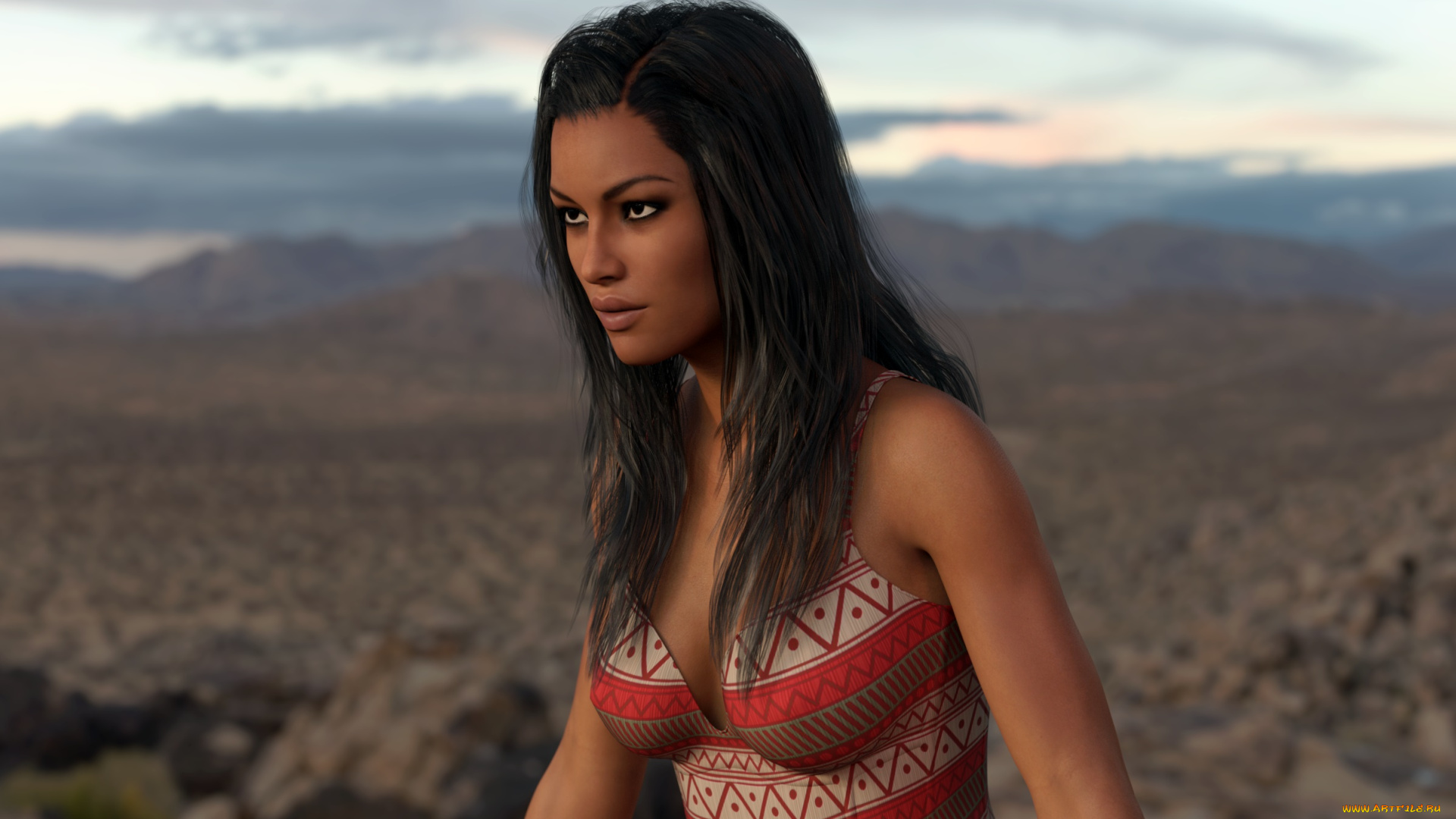 3д, графика, люди, , people, взгляд, фон, девушка