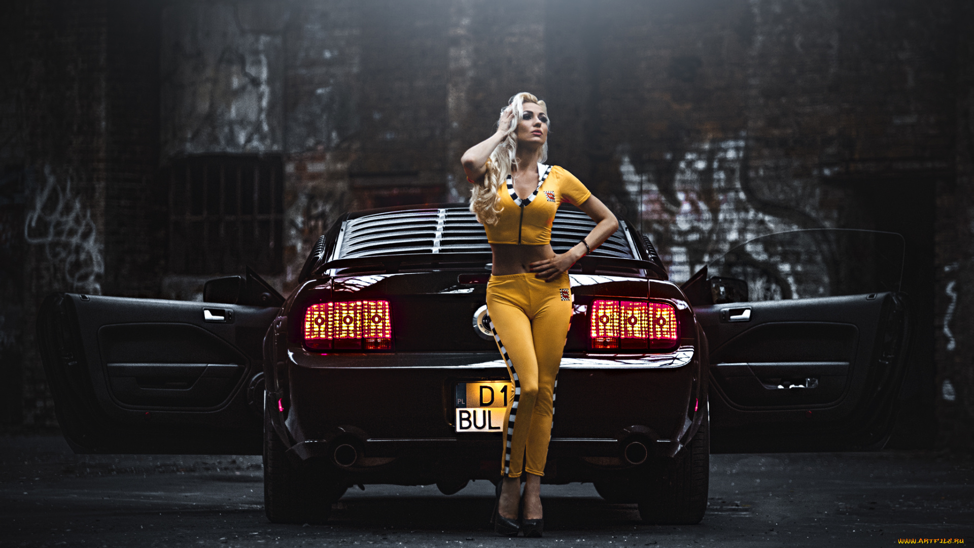 автомобили, -авто, с, девушками, ford, mustang, машина, авто, блондинка