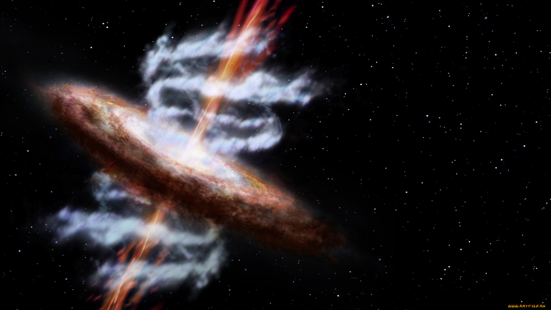 космос, квазары, galaxy, пульсар, sci, fi, stars