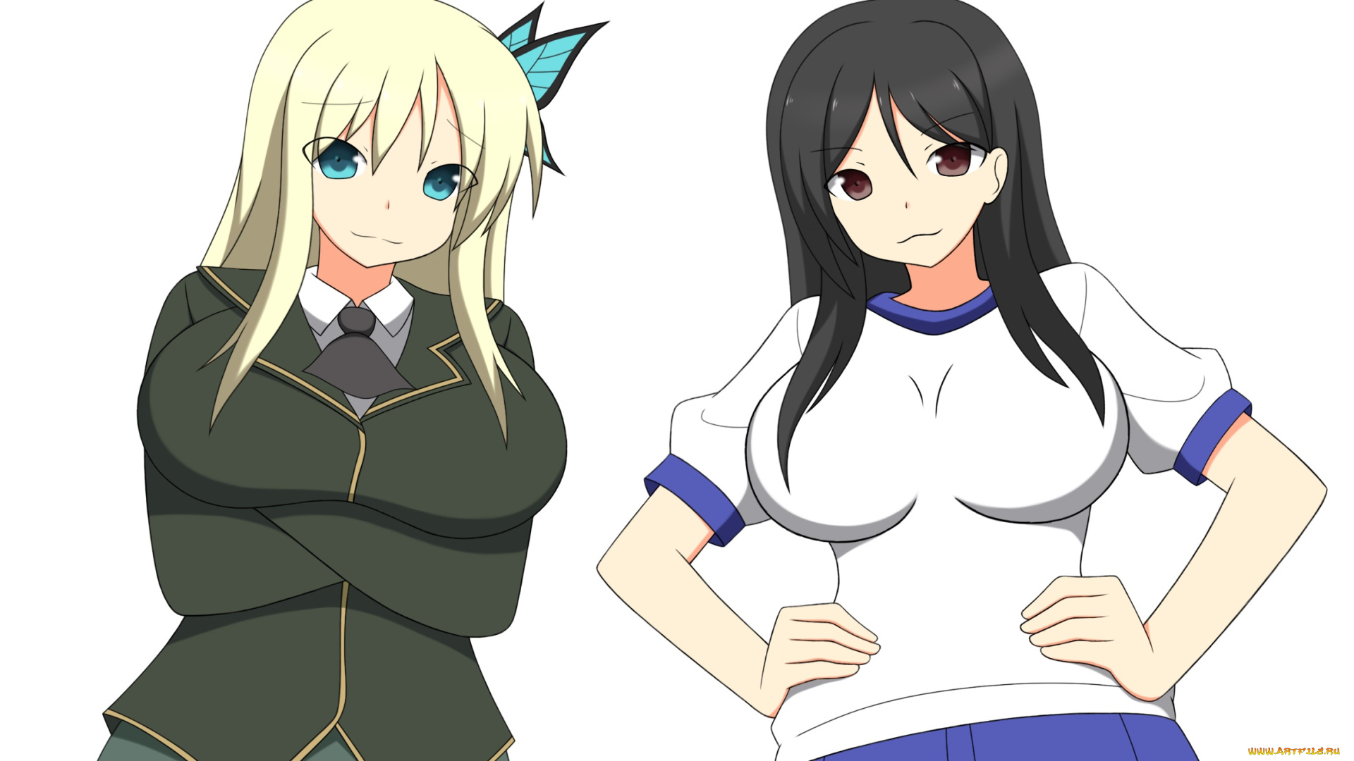 разное, арты, взгляд, фон, девушки