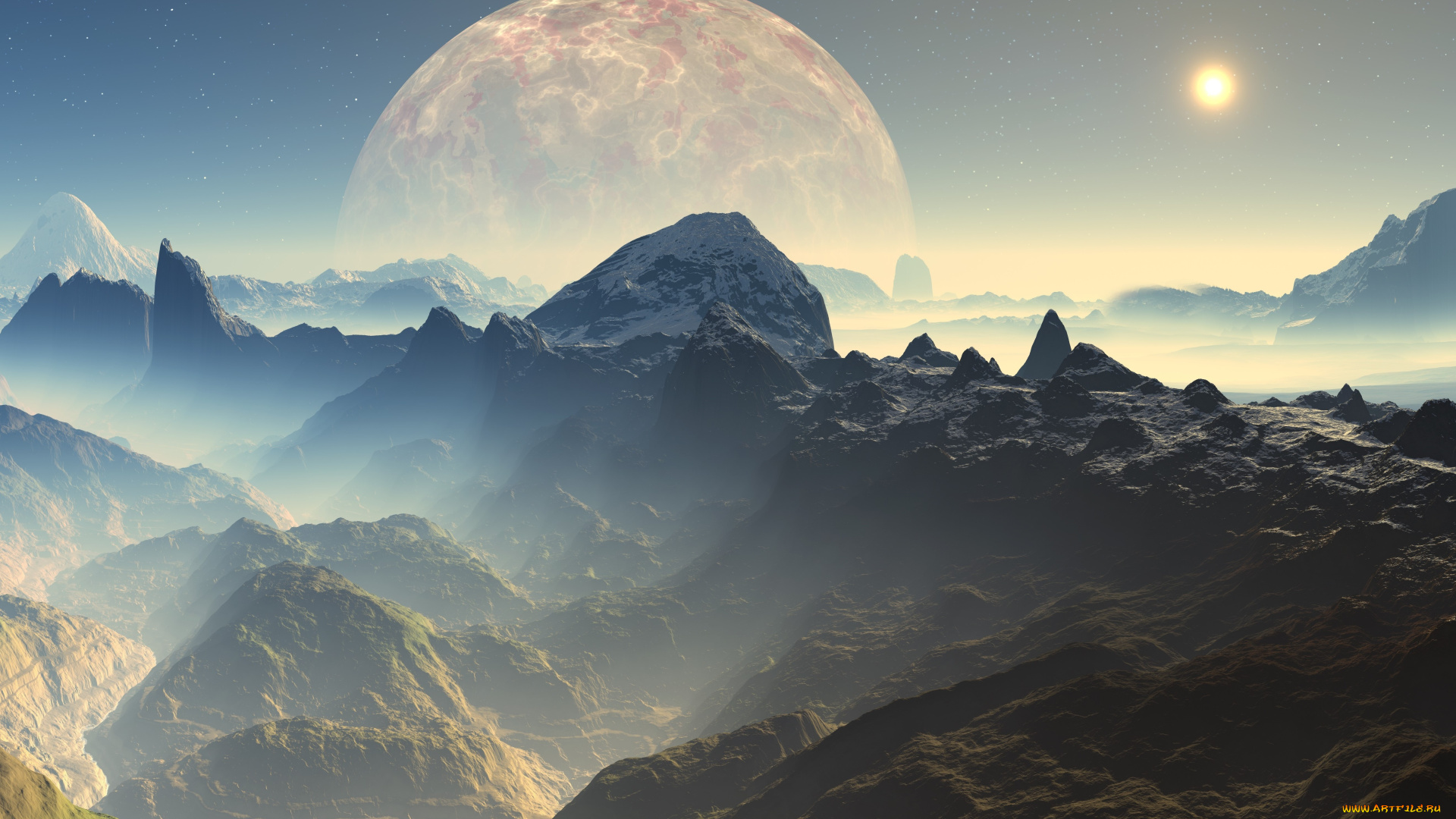 3д, графика, атмосфера, настроение, , atmosphere, , , mood, , поверхность, планета