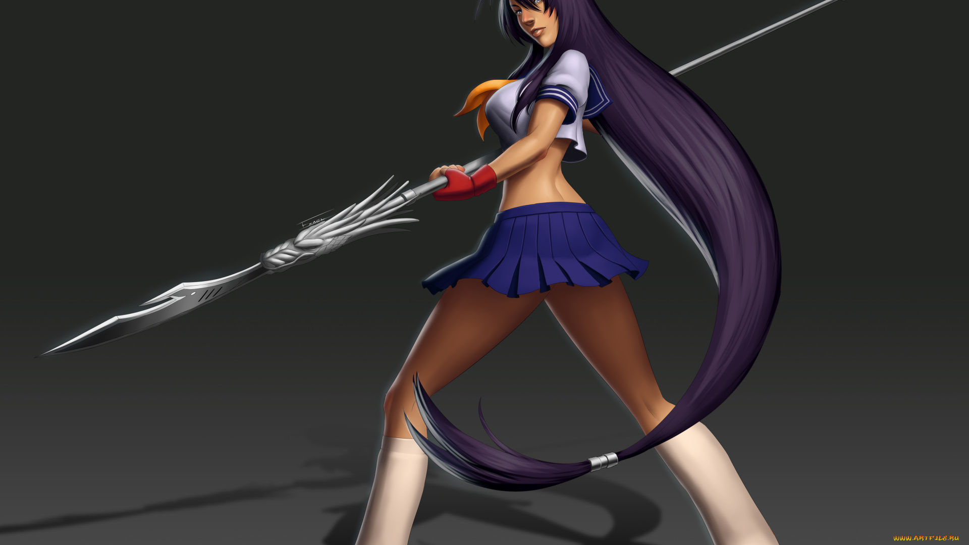 3д, графика, фантазия, , fantasy, оружие, фон, взгляд, девушка