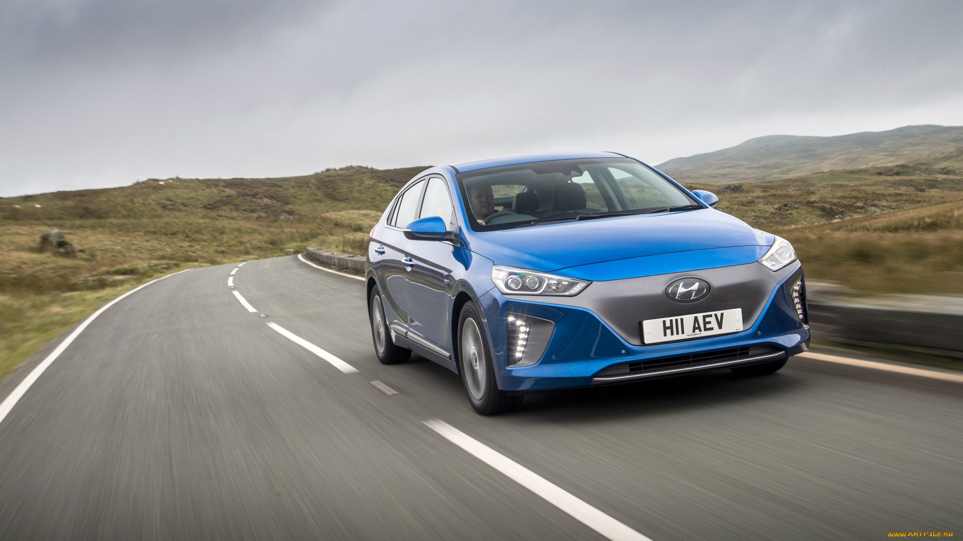 автомобили, hyundai, 2016г, ioniq, uk-spec, electric