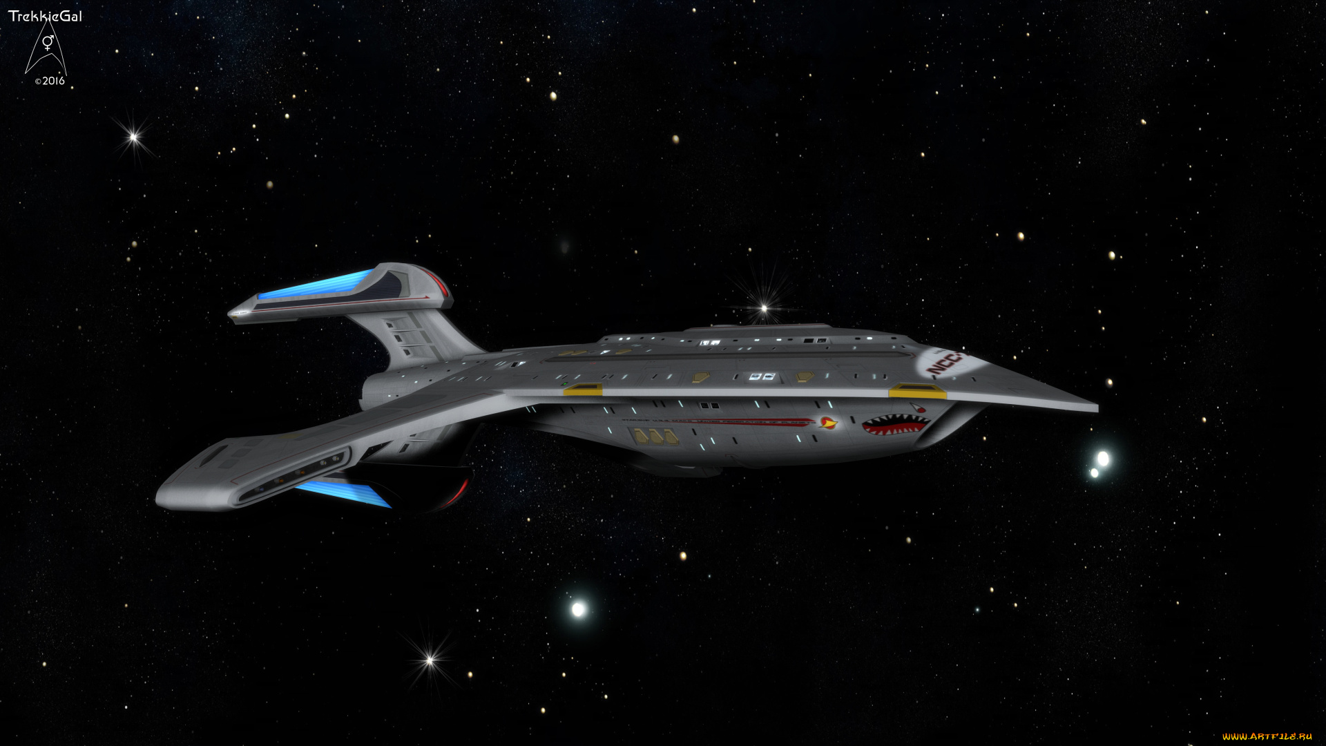 космос, арт, полет, космический, корабль, вселенная