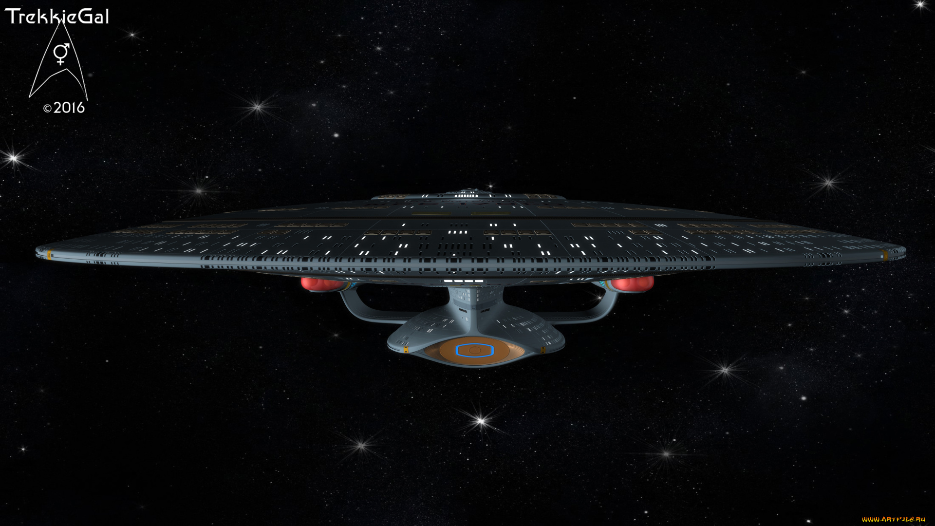 космос, арт, вселенная, полет, космический, корабль