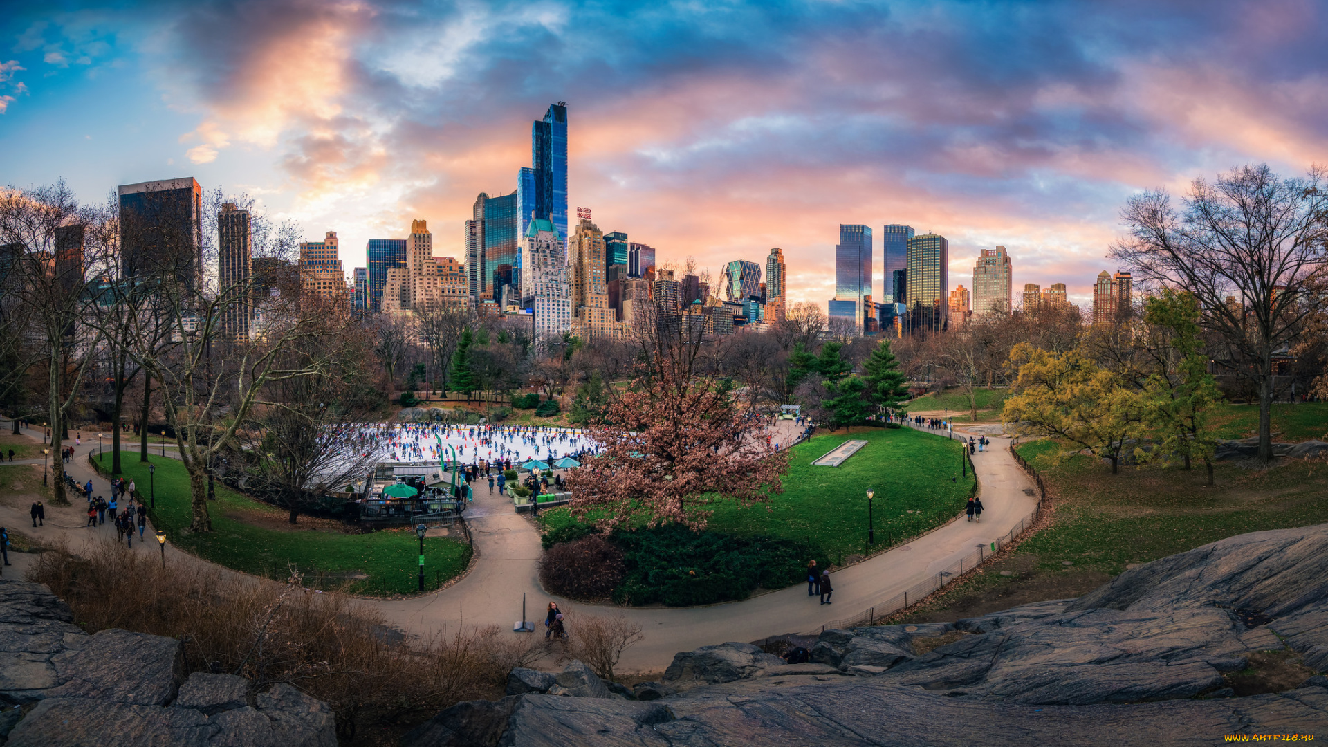 new, york, central, park, города, нью-йорк, , сша, парк