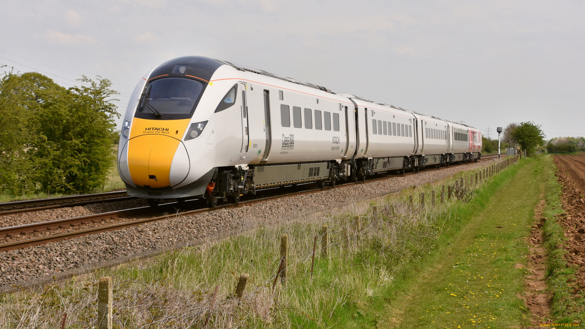 техника, поезда, локомотив, состав, рельсы