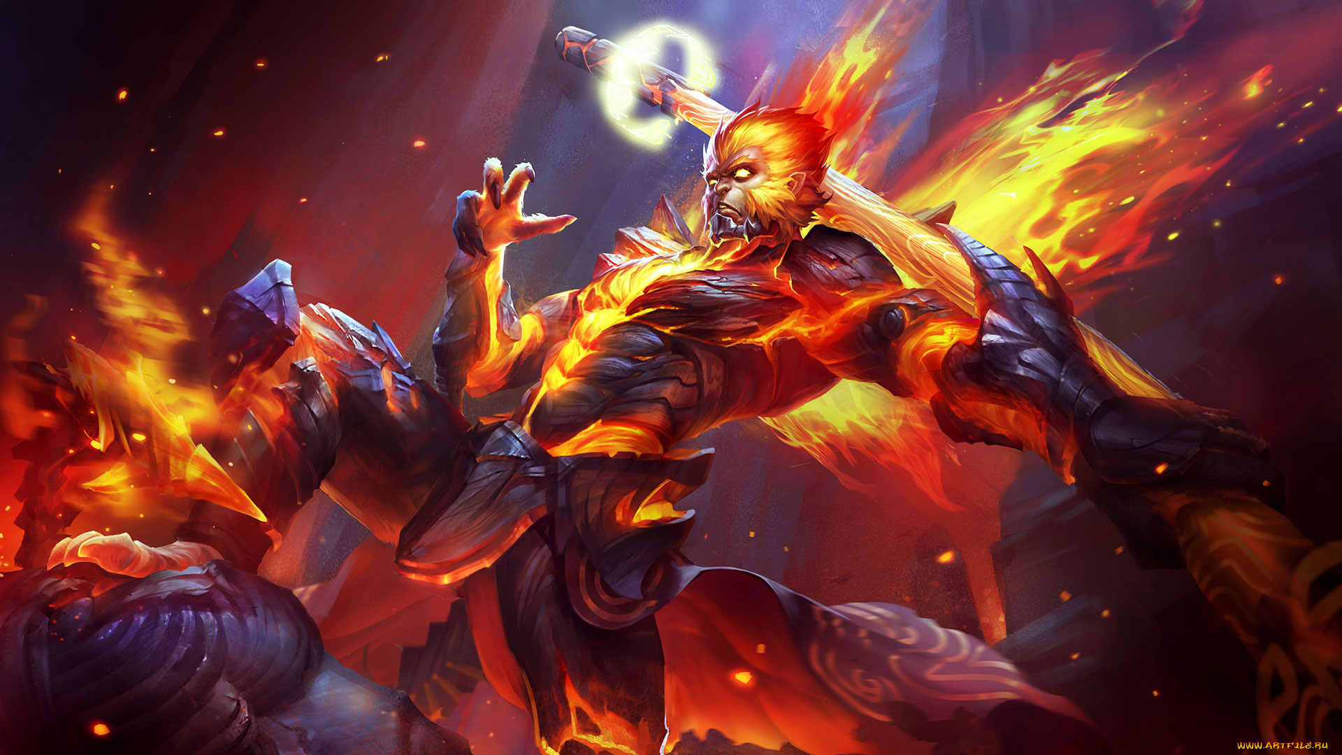 видео, игры, king, of, glory, персонаж