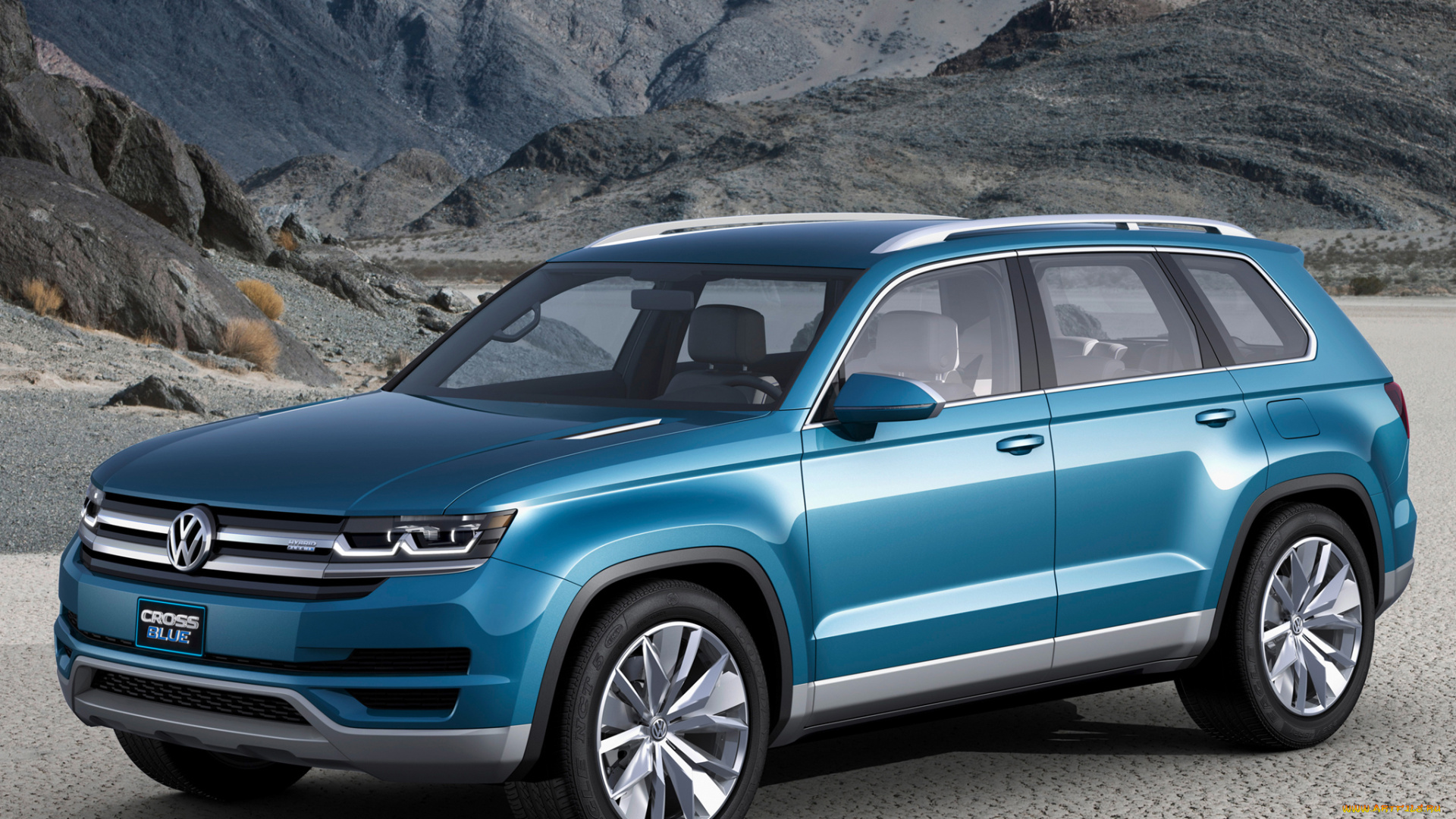 volkswagen, cross, blue, concept, 2013, автомобили, volkswagen, concept, blue, cross, crossover, 2013